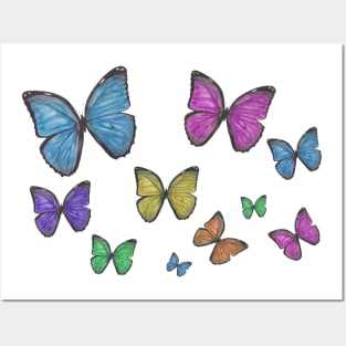 Butterflies Posters and Art